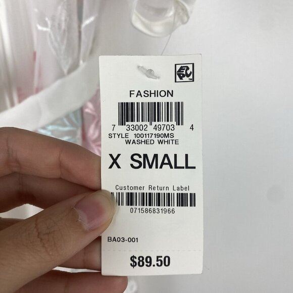 INC Women's White Floral Embroidered Nightgown Robe Set Size XS NWT - Picture 8 of 9